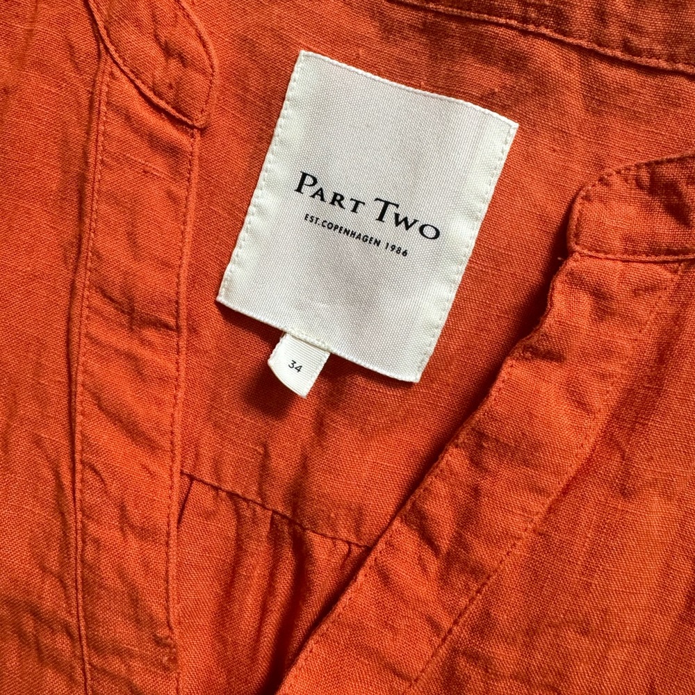 Part Two Linen Dress 🧡 - Picture 3 of 4